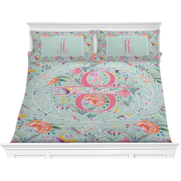 Custom Exquisite Chintz Comforter Set - King (Personalized)