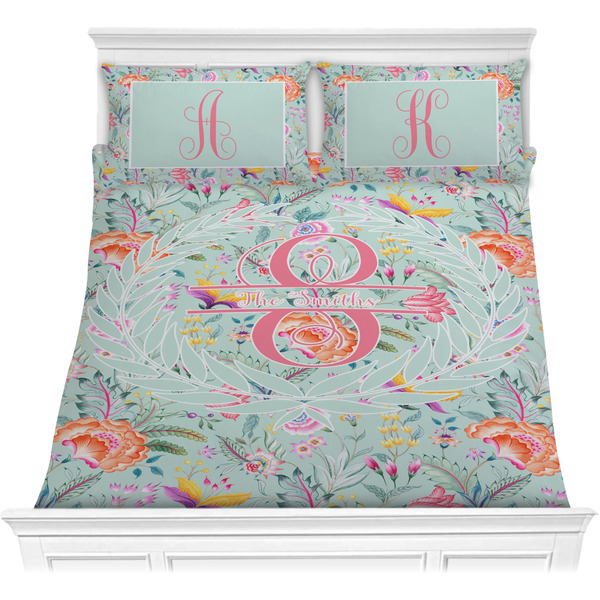 Custom Exquisite Chintz Comforter Set - Full / Queen (Personalized)