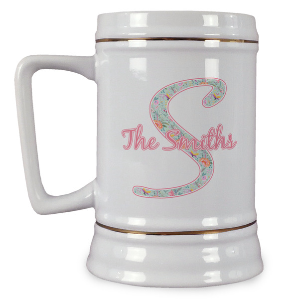 Custom Exquisite Chintz Beer Stein (Personalized)