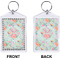 Exquisite Chintz Bling Keychain (Front + Back)