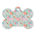 Exquisite Chintz Bone Shaped Dog ID Tag (Personalized)