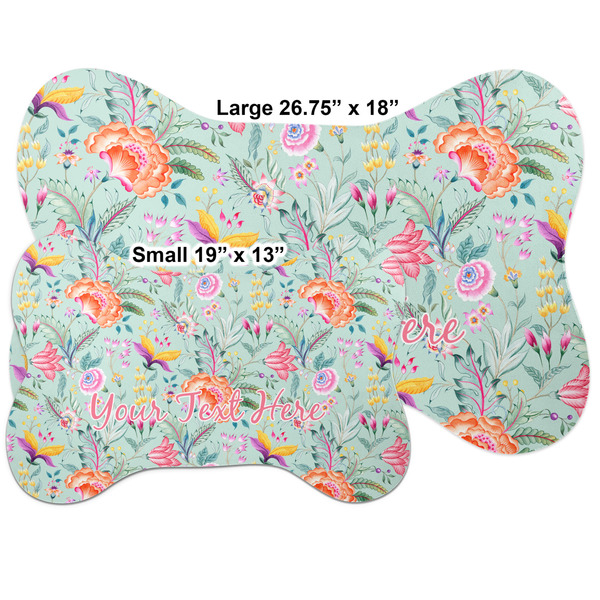 Exquisite Chintz Bone Shaped Mat Comparison