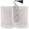 Exquisite Chintz Bookmark with tassel - In book