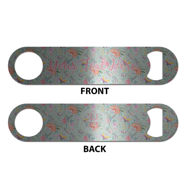 Exquisite Chintz Bottle Opener - Front & Back