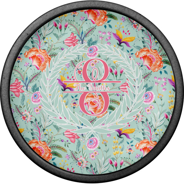 Exquisite Chintz Cabinet Knob - Black - Front