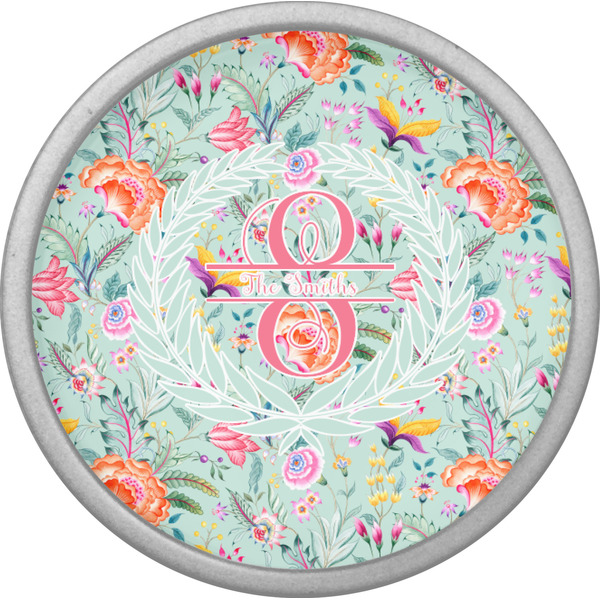 Exquisite Chintz Cabinet Knob - Nickel - Front