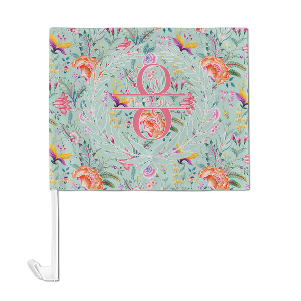 Exquisite Chintz Car Flag - Large - FRONT