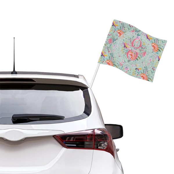 Exquisite Chintz Car Flag - Large - LIFESTYLE