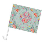 Exquisite Chintz Car Flag - Large (Personalized)