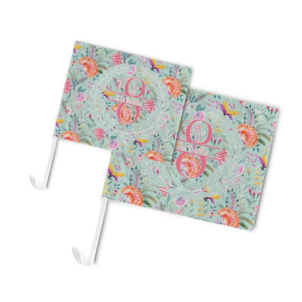 Exquisite Chintz Car Flags - PARENT MAIN (both sizes)