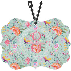 Exquisite Chintz Rear View Mirror Charm (Personalized)