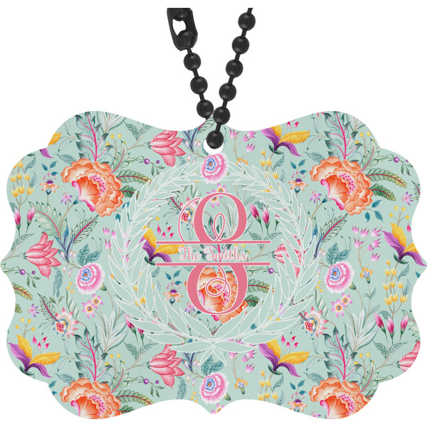 Custom Exquisite Chintz Rear View Mirror Charm (Personalized)