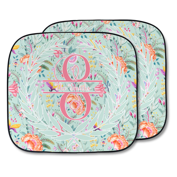 Custom Exquisite Chintz Car Sun Shade - Two Piece (Personalized)