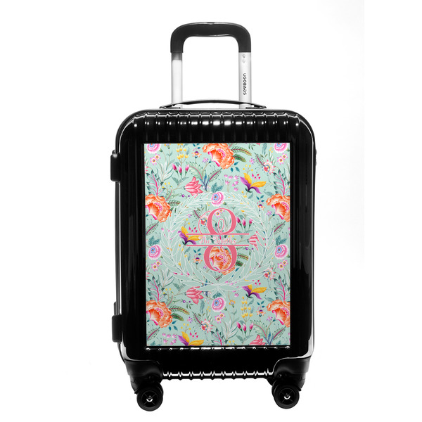 Custom Exquisite Chintz Carry On Hard Shell Suitcase (Personalized)