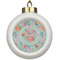 Exquisite Chintz Ceramic Ball Ornament (Personalized)