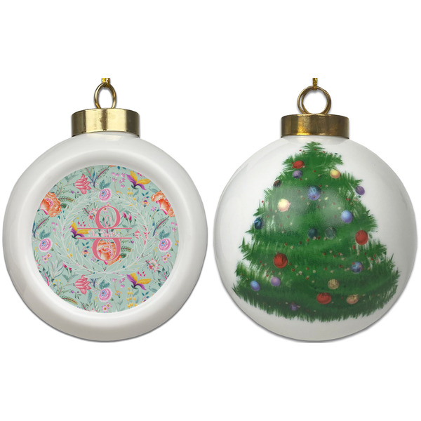 Exquisite Chintz Ceramic Christmas Ornament - X-Mas Tree (APPROVAL)