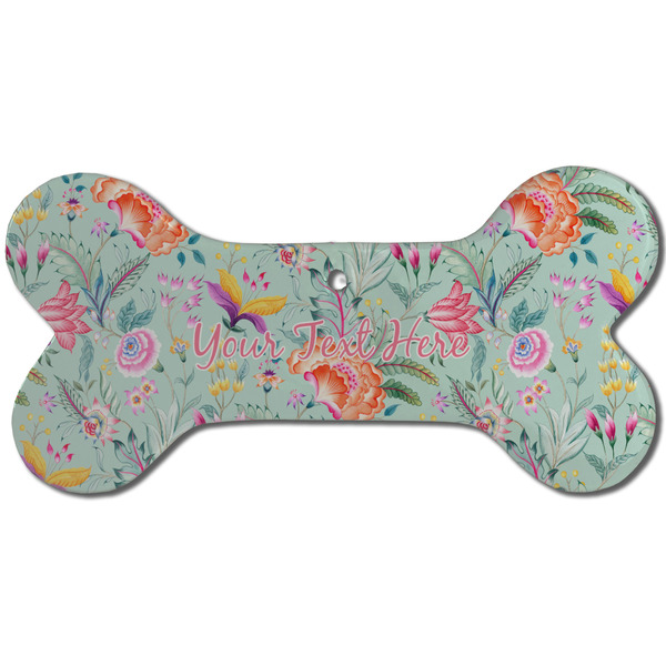 Exquisite Chintz Ceramic Flat Ornament - Bone Front