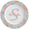 Exquisite Chintz Ceramic Dinner Plates (Set of 4) (Personalized)