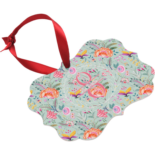 Exquisite Chintz Christmas Ornament (Angle View)