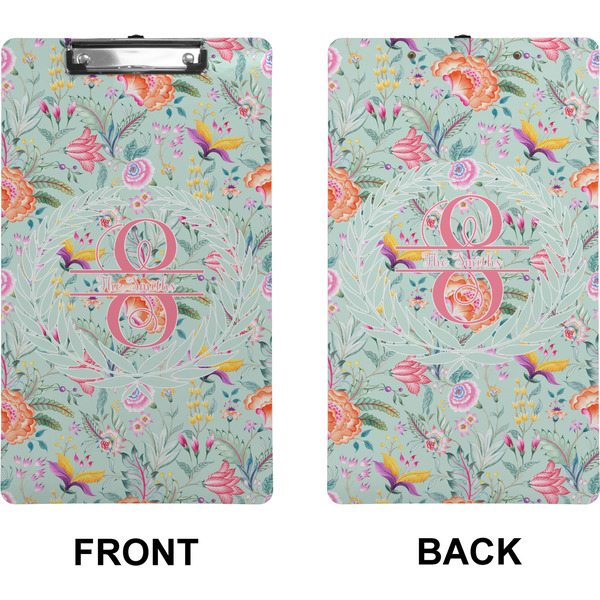 Exquisite Chintz Clipboard (Legal) (Front + Back)