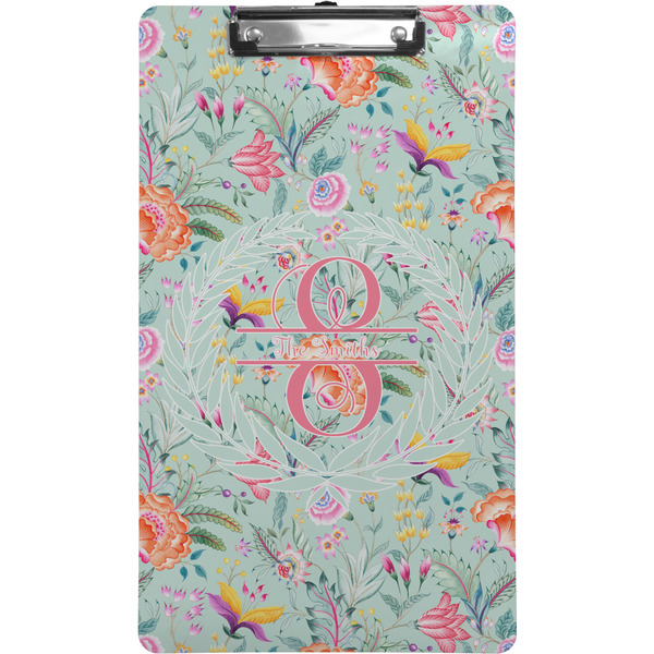 Custom Exquisite Chintz Clipboard (Legal Size) (Personalized)