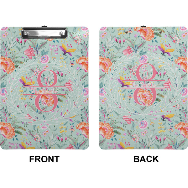 Exquisite Chintz Clipboard (Letter) (Front + Back)