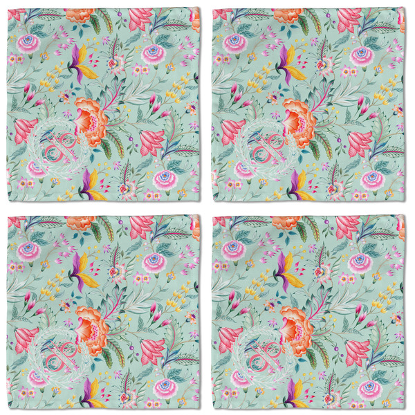 Exquisite Chintz Cloth Napkins - Personalized Lunch (APPROVAL) Set of 4