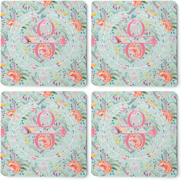Exquisite Chintz Coaster Rubber Back - Apvl