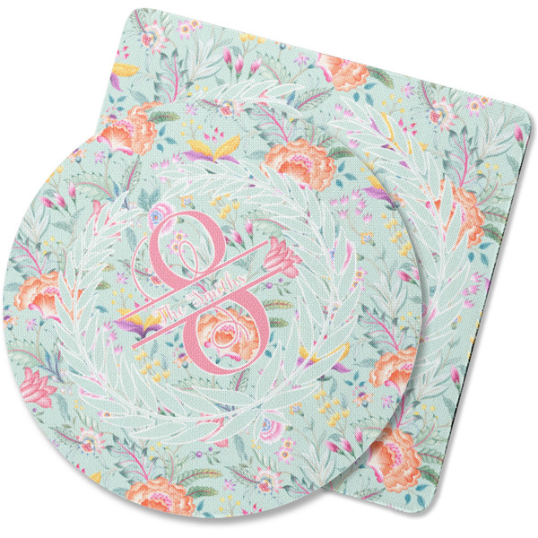 Custom Exquisite Chintz Rubber Backed Coaster (Personalized)