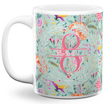 Exquisite Chintz 11 Oz Coffee Mug - White (Personalized)