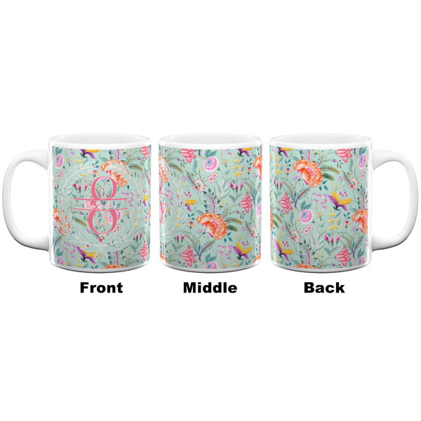 Exquisite Chintz Coffee Mug - 11 oz - White APPROVAL