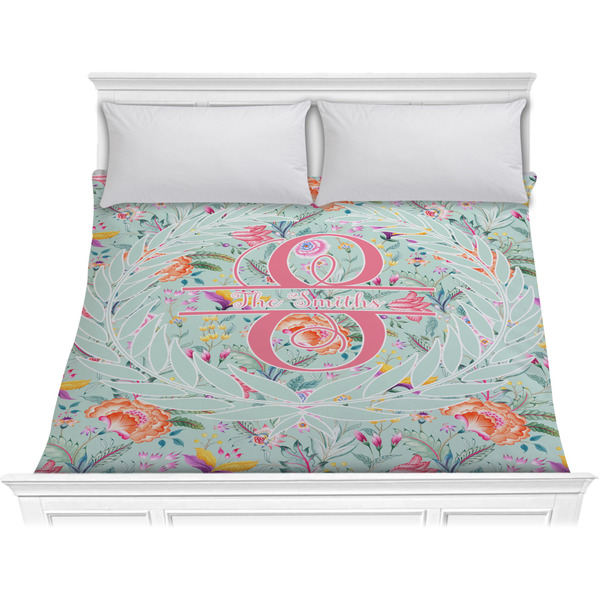Custom Exquisite Chintz Comforter - King (Personalized)