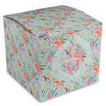 Exquisite Chintz Cube Favor Gift Boxes (Personalized)