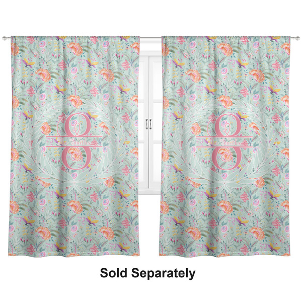 Custom Exquisite Chintz Curtain Panel - Custom Size (Personalized)