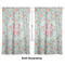 Exquisite Chintz Curtains Double