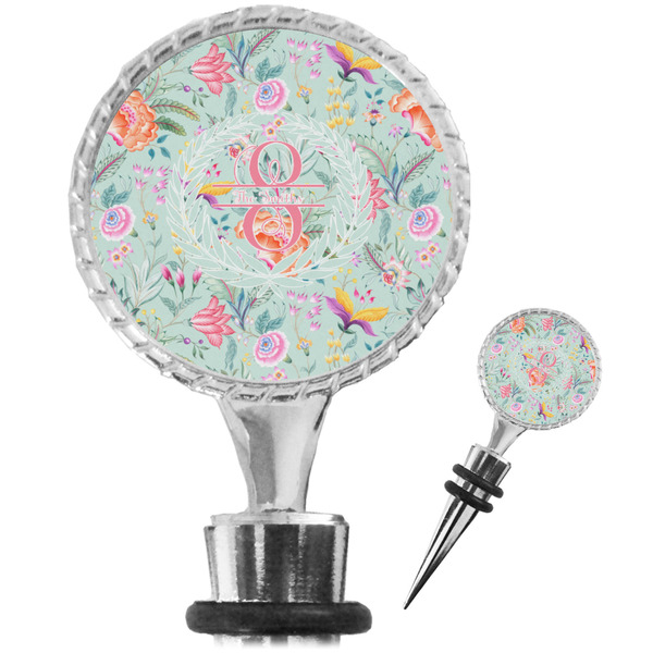 Custom Exquisite Chintz Wine Bottle Stopper (Personalized)