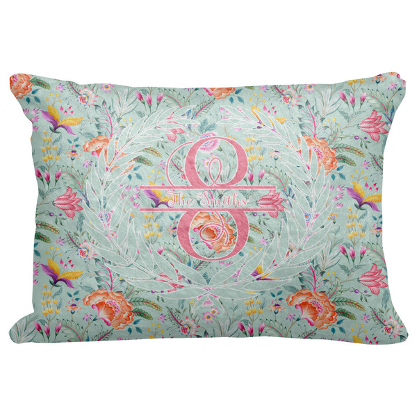 Custom Exquisite Chintz Decorative Baby Pillowcase - 16"x12" (Personalized)
