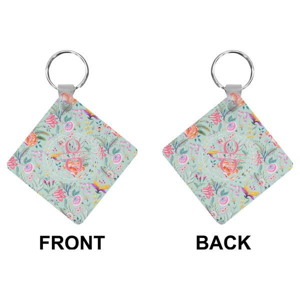 Exquisite Chintz Diamond Keychain (Front + Back)
