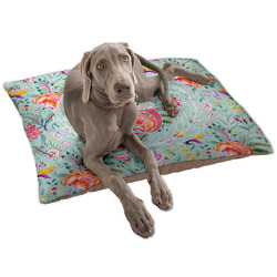 Exquisite Chintz Dog Bed - Large w/ Name and Initial