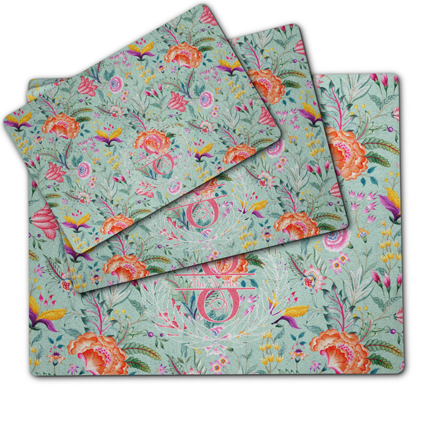 Exquisite Chintz Dog Food Mat - MAIN (sm, med, lrg)