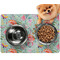 Exquisite Chintz Dog Food Mat - Small LIFESTYLE