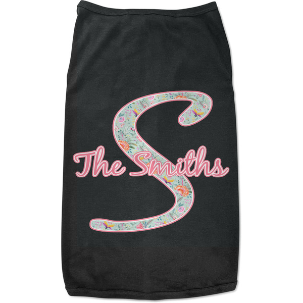 Custom Exquisite Chintz Black Pet Shirt - S (Personalized)
