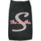 Exquisite Chintz Black Pet Shirt - S (Personalized)