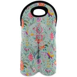 Exquisite Chintz Wine Tote Bag (2 Bottles) (Personalized)