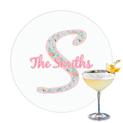 Exquisite Chintz Printed Drink Topper (Personalized)