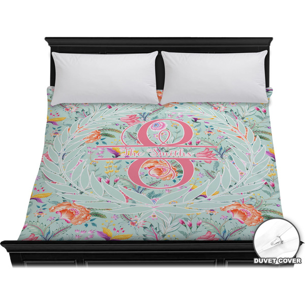 Custom Exquisite Chintz Duvet Cover - King (Personalized)