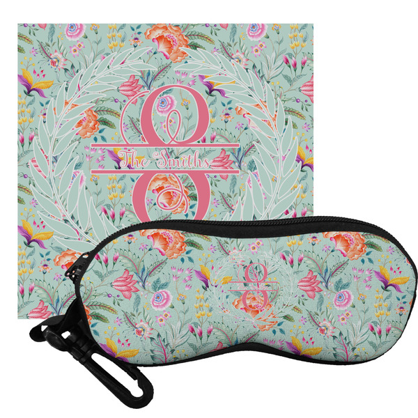 Custom Exquisite Chintz Eyeglass Case & Cloth (Personalized)