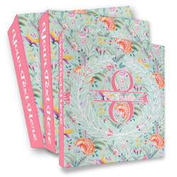 Exquisite Chintz 3 Ring Binder - Full Wrap (Personalized)