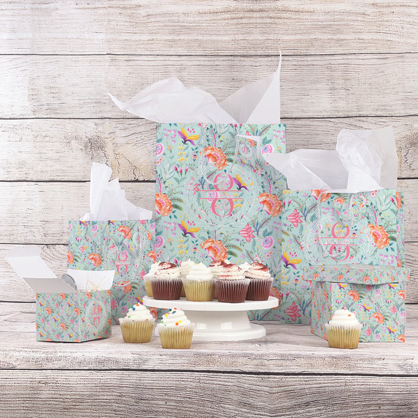 Exquisite Chintz Gift Bags - In Context