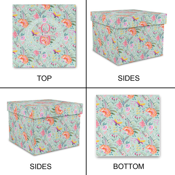 Exquisite Chintz Gift Boxes with Lid - Canvas Wrapped - Medium - Approval